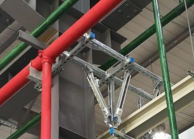 阳城该抗震支架的整体式支吊架结构协调性好